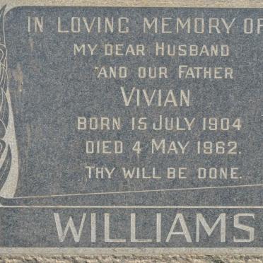 WILLIAMS Vivian 1904-1962