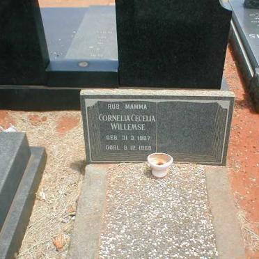 WILLEMSE Cornelia Cecelia 1907-1969