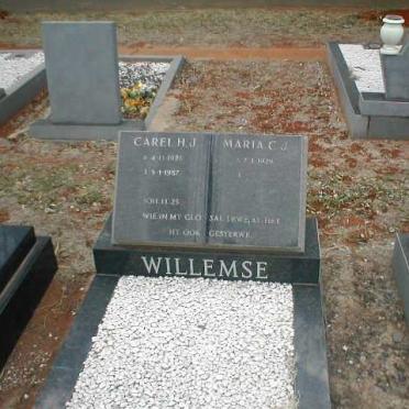 WILLEMSE Carel H.J. 1926-1987 &amp; Maria C.J. 1929-