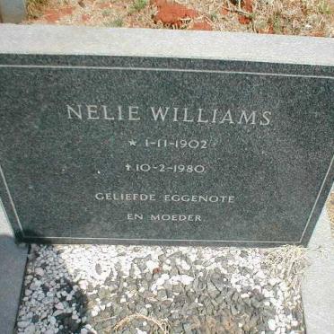 WILLIAMS Nelie 1902-1980