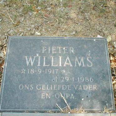 WILLIAMS Pieter 1917-1986