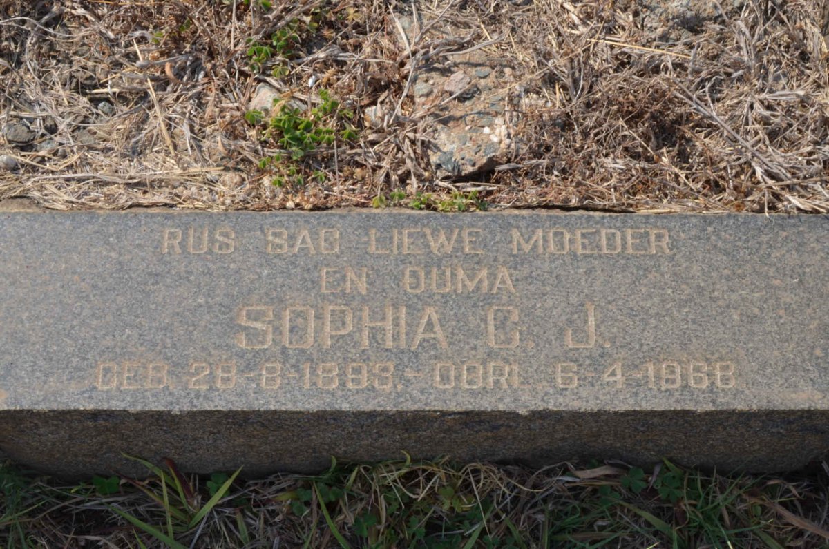 WILLIAMSON Hendrik Stefanus 1892-1952 &amp; Sophia C.J. 1893-1968