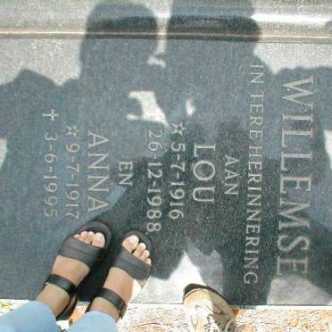 WILLEMSE Lou 1916-1988 &amp; Anna 1917-1995