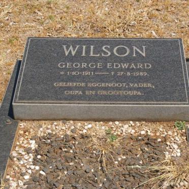 WILSON George Edward 1911-1989