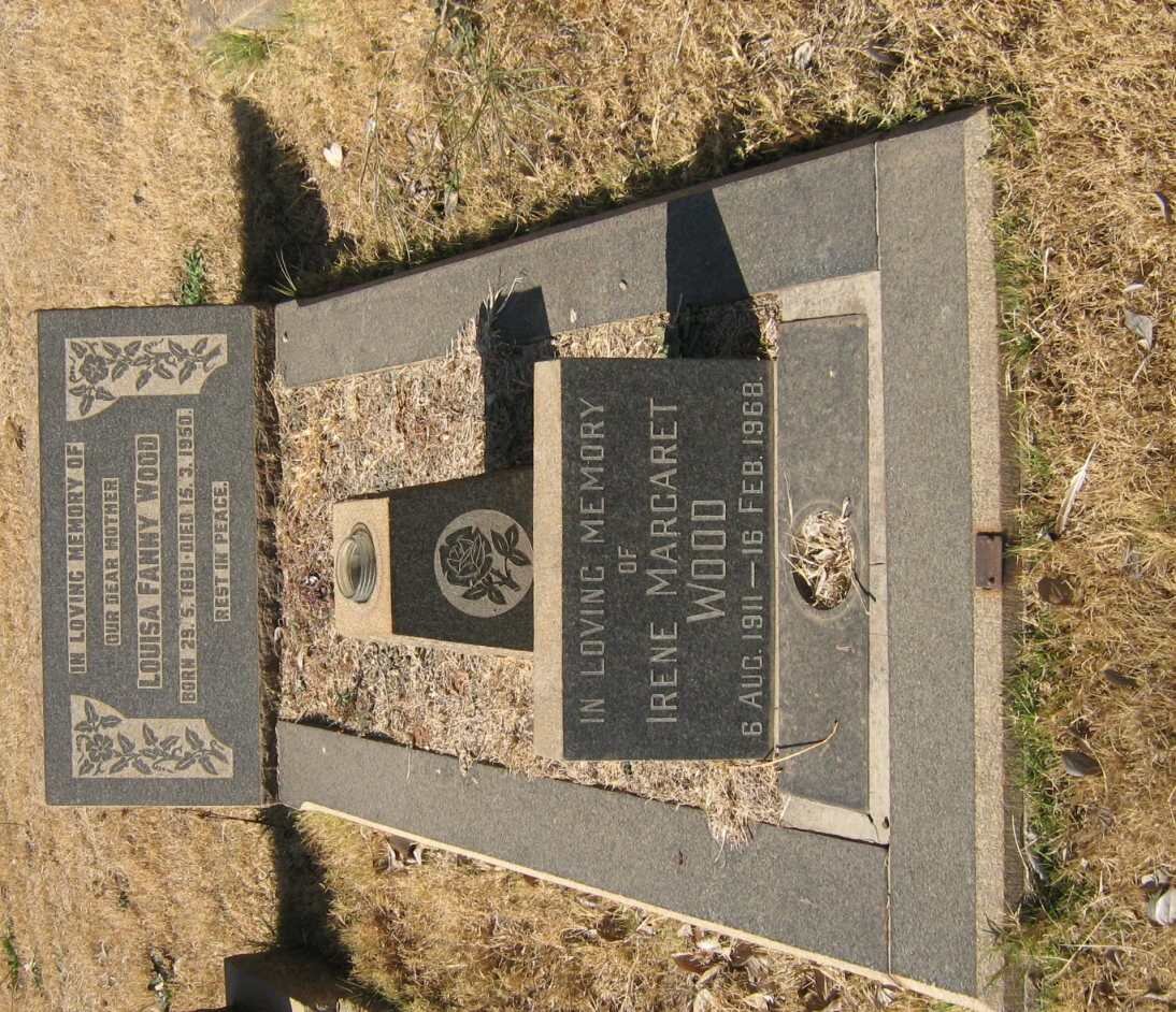 WOOD Louisa Fanny 1881-1950 :: WOOD Irene Margaret 1911-1968