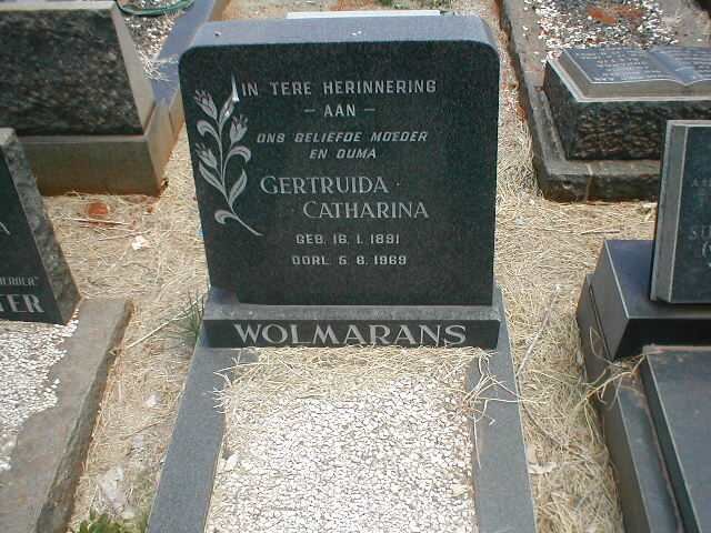 WOLMARANS Gertruida Catharina 1891-1969