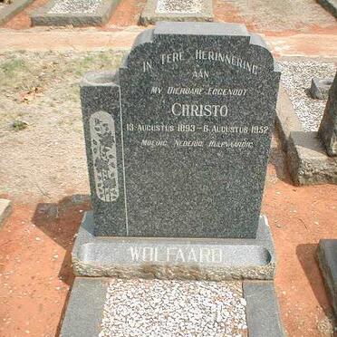 WOLFAARD Christo 1893-1952