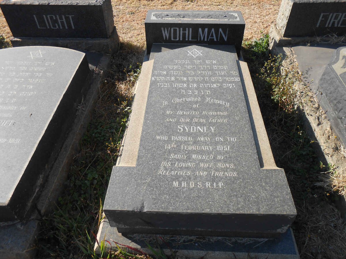 WOHLMAN Sydney -1951