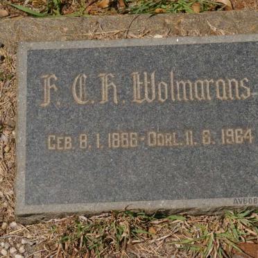 WOLMARANS F.C.H. 1888-1964