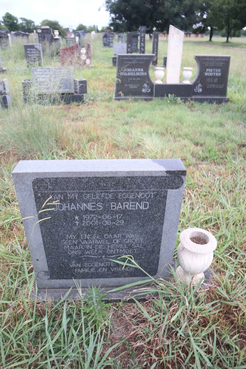 ? Johannes Barend 1972-2001