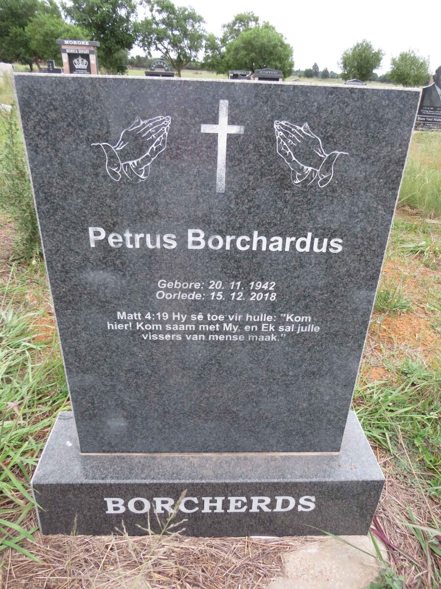 BORCHERDS Petrus Borchardus 1942-2018