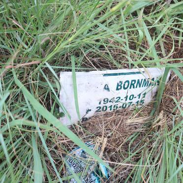 BORNMAN Tertia 1942-2015