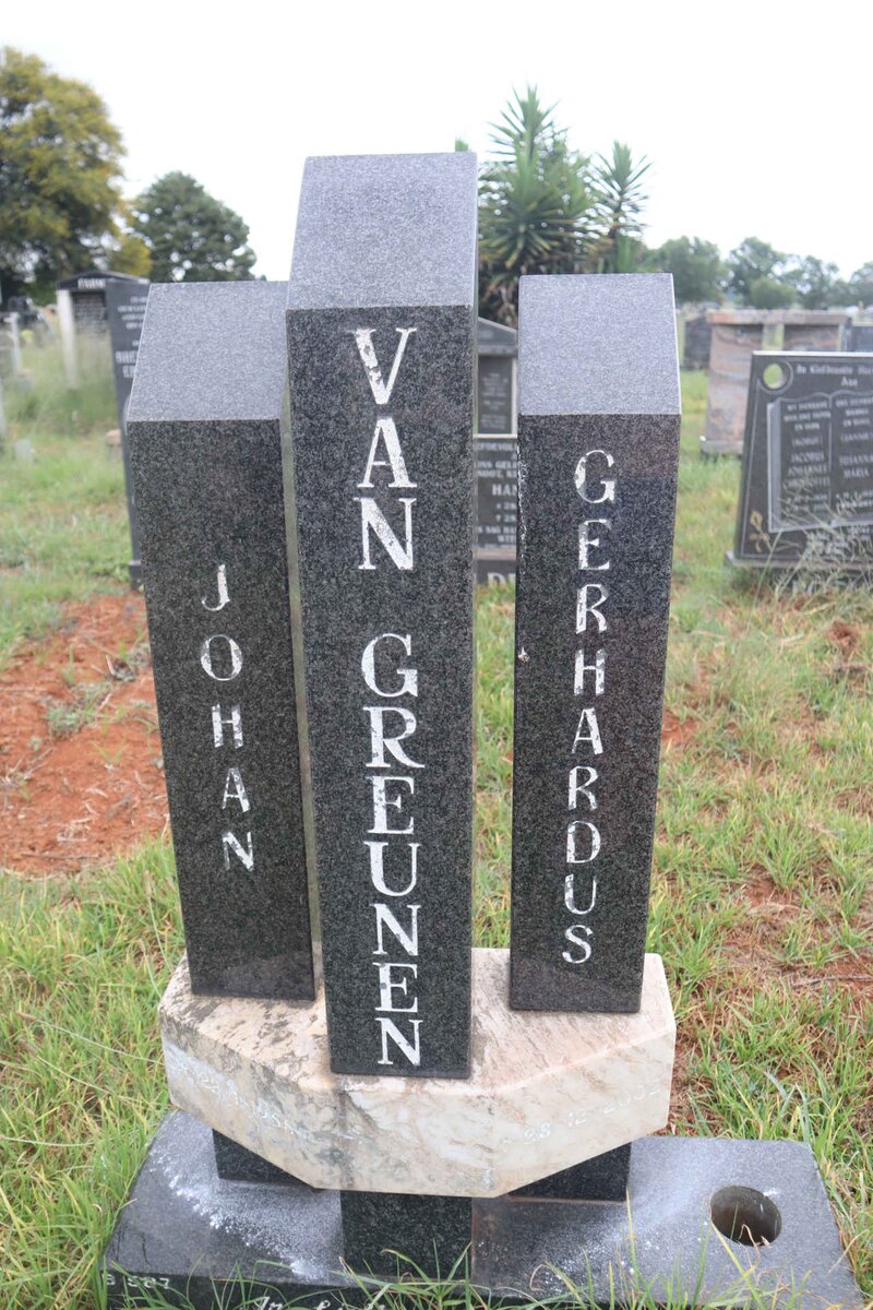 GREUNEN Johan Gerhardus, van 1955-2002_1