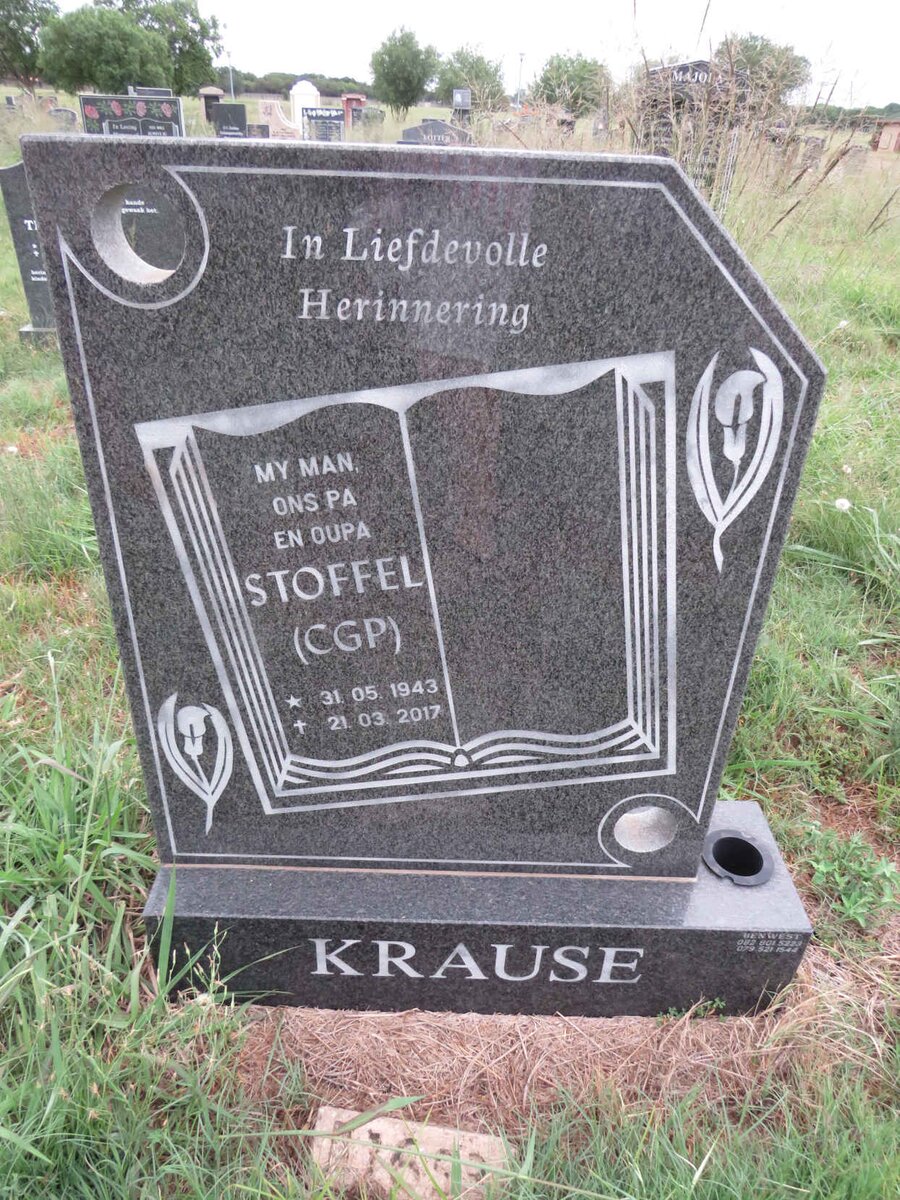 KRAUSE Stoffel 1943-2017