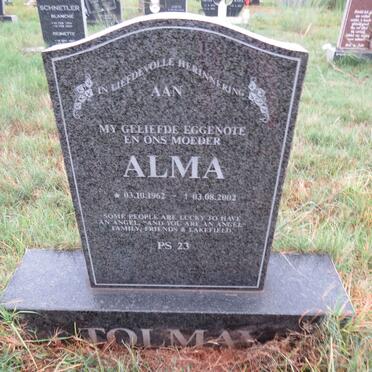 TOLMAY Alma 1962-2002