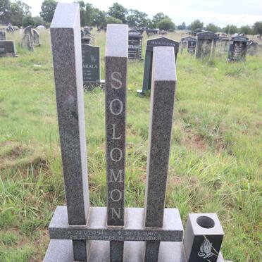 WESTHUIZEN Solomon, van der 1941-2007