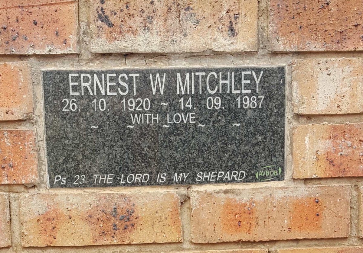 MITCHLEY Ernest W. 1920-1987