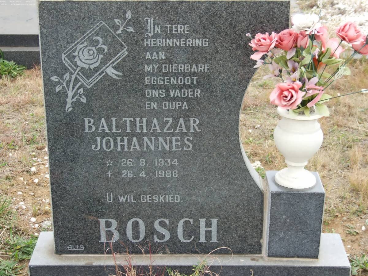 BOSCH Balthazar Johannes 1934-1986