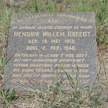 BREEDT Hendrik Willem 1912-1940