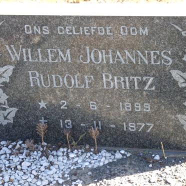 BRITZ Willem Johannes Rudolf 1899-1977
