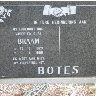 BOTES Braam 1923-1990
