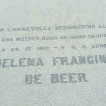 BEER Helena Francina, de 1912-2000