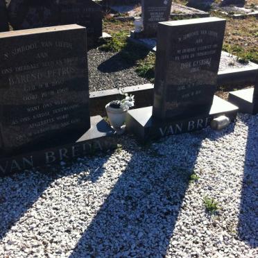 BREDA Dirk Gysbert, van 1919-2002 &amp; Rachael Maria 1914-2003 :: VAN BREDA Barend Petrus 1950-1969