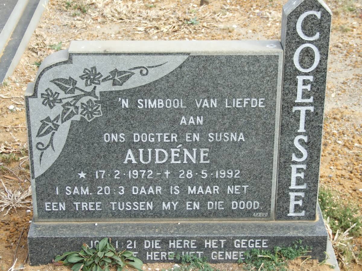 COETSEE Audene 1972-1992