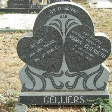 CELLIERS Maria Elizabeth 1941-1987