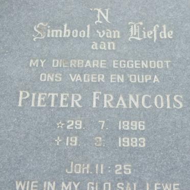 CRONJE Pieter Francois 1896-1983 &amp; Elizabeth 1922-2004    