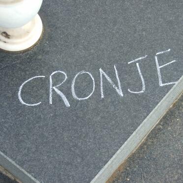 CRONJE Pieter Francois 1896-1983 &amp; Elizabeth 1922-2004