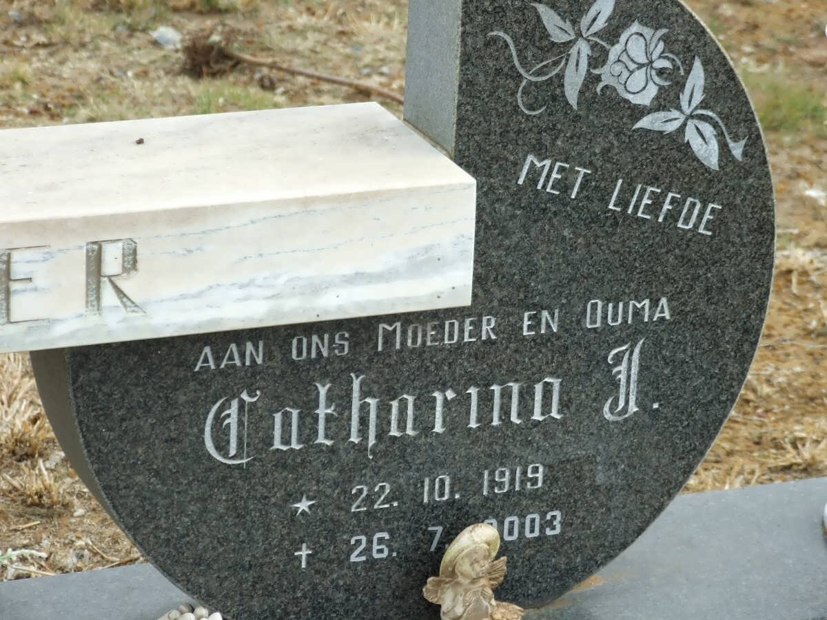 CREMER Catharina J. 1919-2003