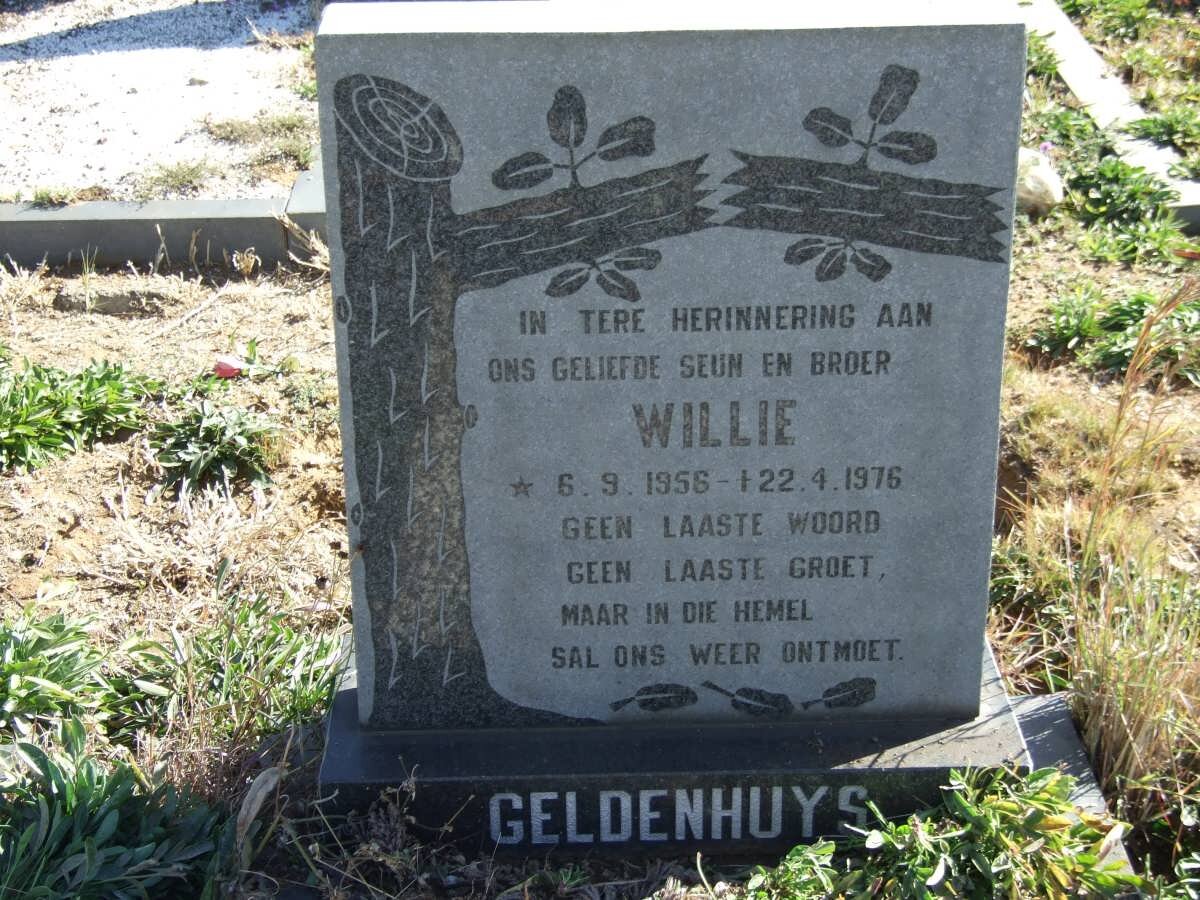 GELDENHUYS Willie 1956-1976