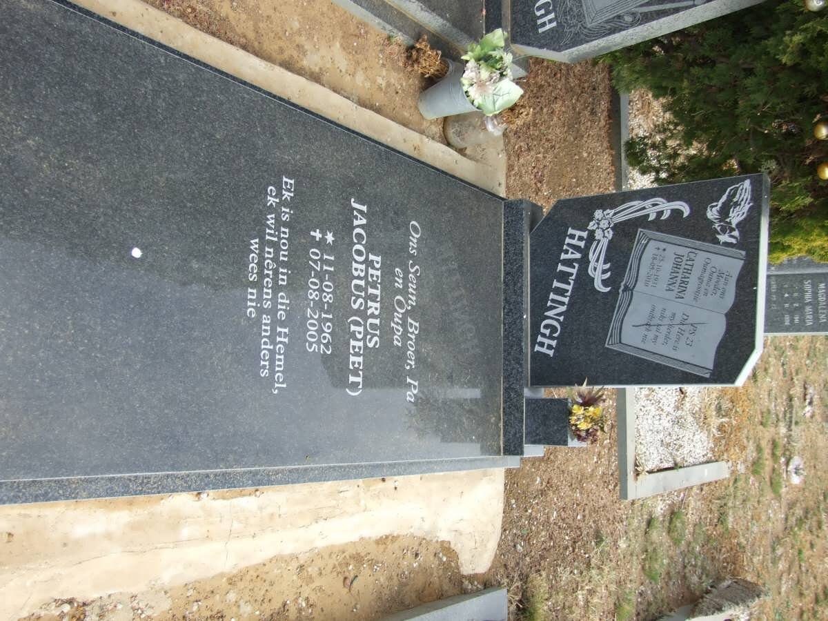 HATTINGH Catharina Johanna 1931-2010 :: HATTINGH Petrus Jacobus 1962-2005