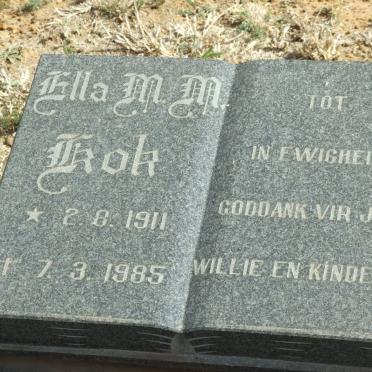 KOK Ella M.M. 1911-1985