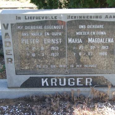 KRUGER Pieter Ernst 1913-1977 &amp; Maria Magdalena 1913-1986