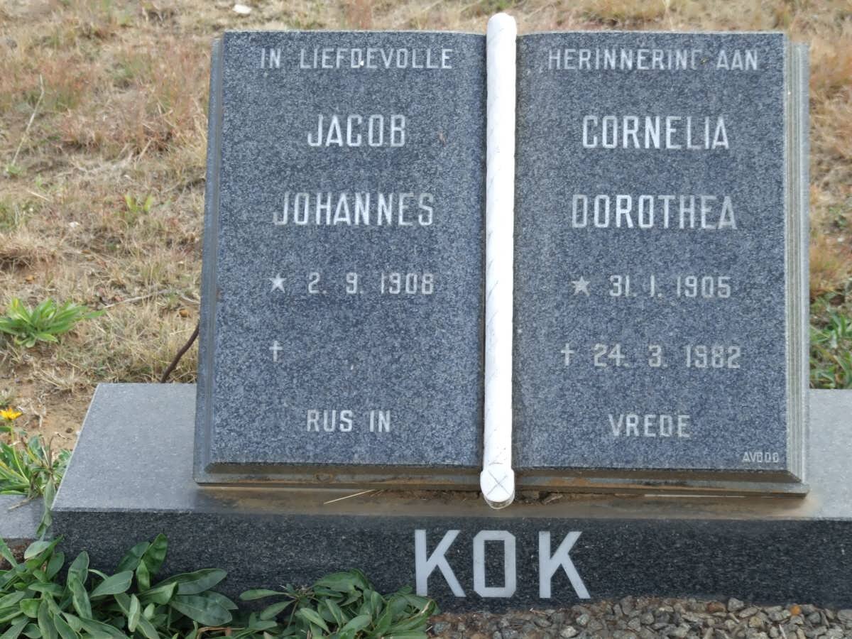 KOK Jacob Johannes 1908- &amp; Cornelia Dorothea 1905-1982
