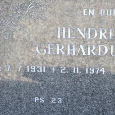 KOCH Hendrik Gerhardus 1931-1974 &amp; Susanna C. 1911-1973