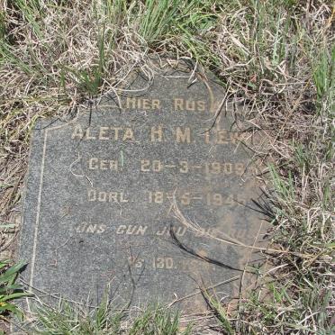 LEWIS Aleta H.M. 1909-1946