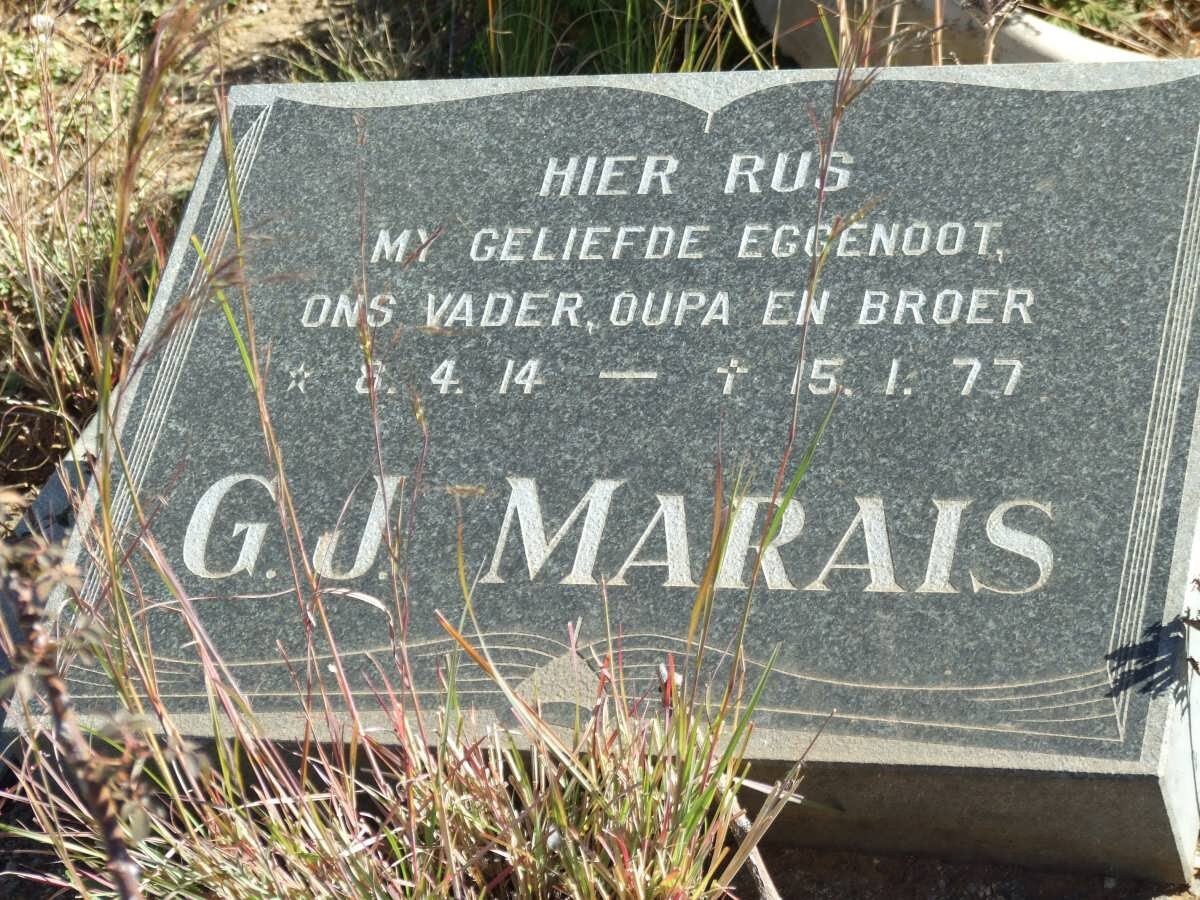 MARAIS G.J. 1914-1977
