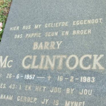Mc CLINTOCK Barry 1957-1983