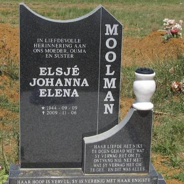 MOOLMAN Elsje Johanna Elena 1944-2009