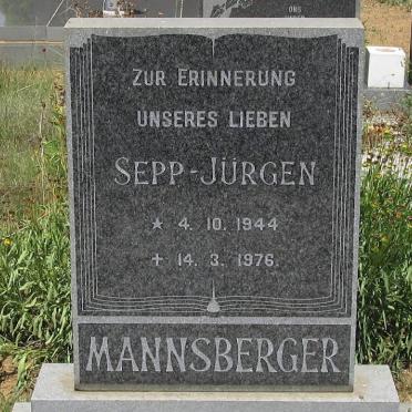 MANNSBERGER Sepp-Jurgen 1944-1976