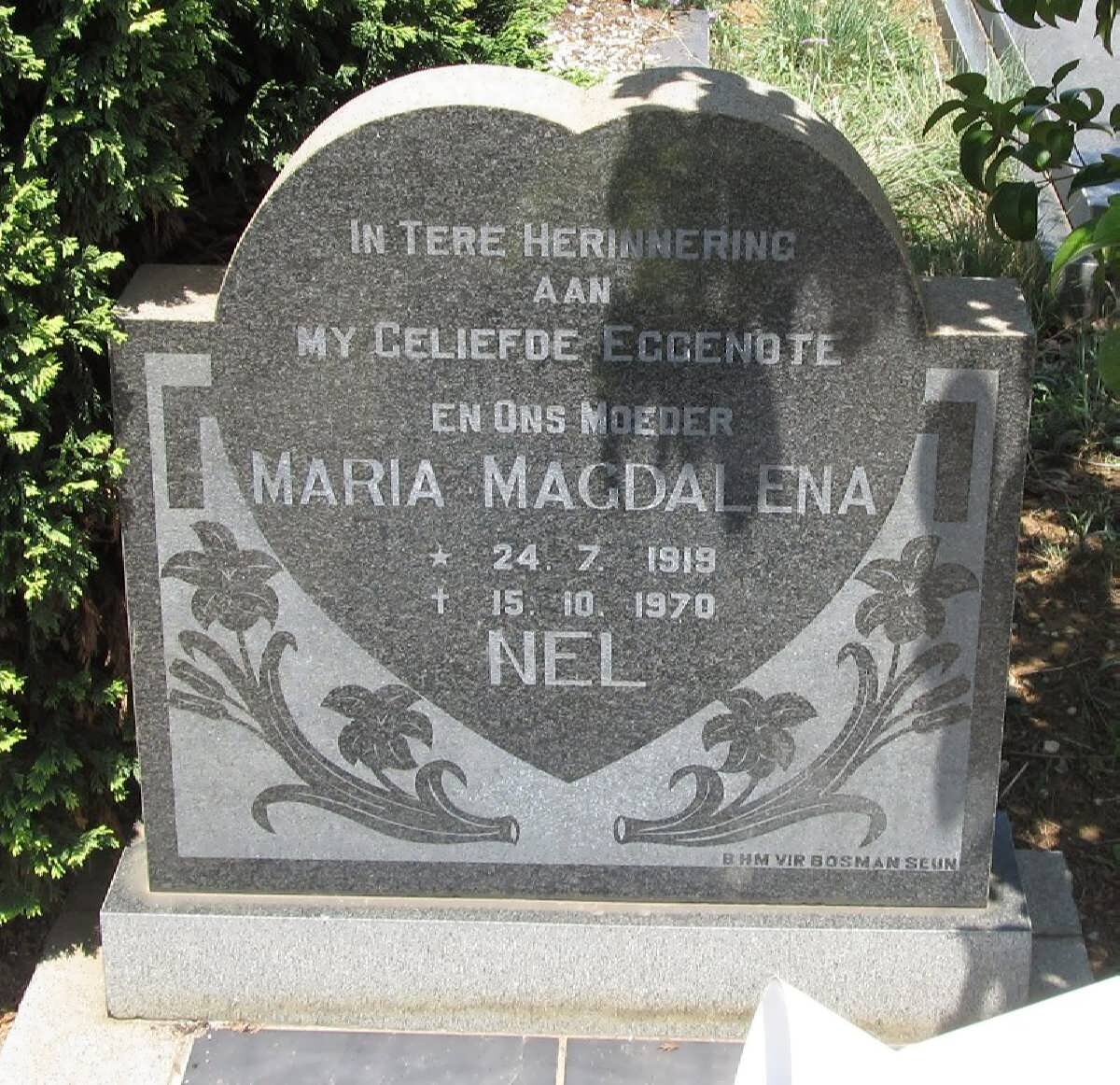 NEL Maria Magdalena 1919-1970