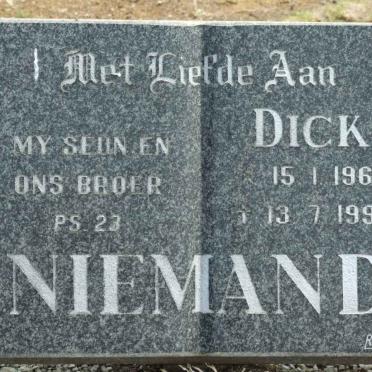 NIEMAND Dick 1965-1993