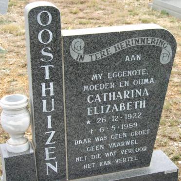 OOSTHUIZEN Catharina Elizabeth 1922-1989