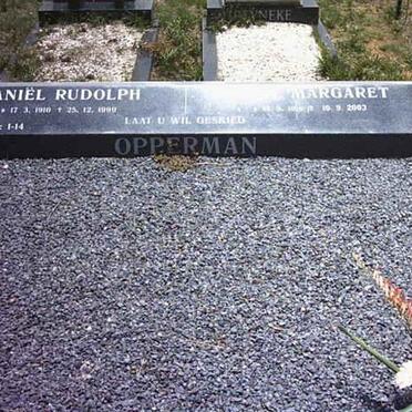 OPPERMAN Daniël  Rudolph 1910-1999 &amp; Annie Margaret 1918-2003