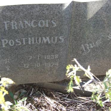 POSTHUMUS Francois 1938-1974