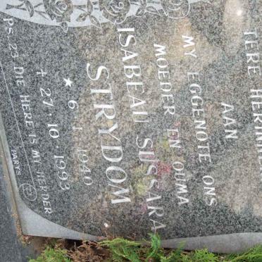 STRYDOM Isabeau Sussara 1940-1993