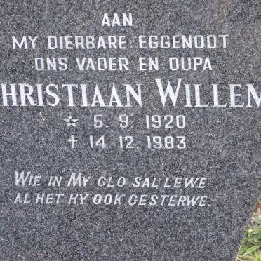 SCHOEMAN Christiaan Willem 1920-1983 